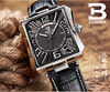 陈小春代言宾格BINGER手表男士时尚潮流方形男腕表星期日历 元素 商品缩略图4