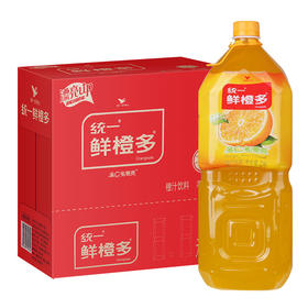 统一 鲜橙多 2L*6瓶/箱每瓶7.5元