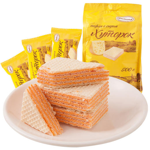 【中欧班列精选】俄罗斯进口阿孔特菲利莫味/冰淇淋味/牛奶味/奶酪味多口味夹心多层威化罐装 278g/罐 商品图6