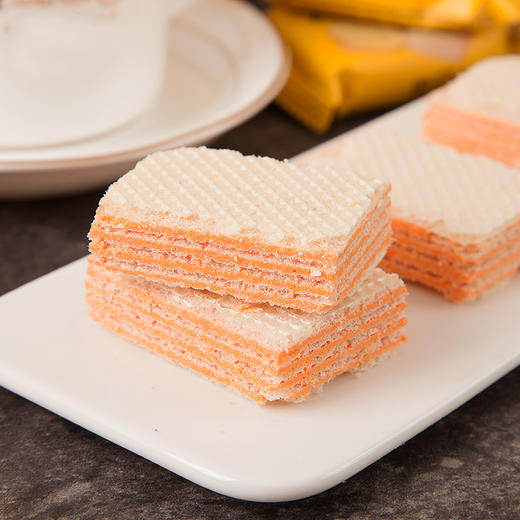 【中欧班列精选】俄罗斯进口阿孔特菲利莫味/冰淇淋味/牛奶味/奶酪味多口味夹心多层威化罐装 278g/罐 商品图7