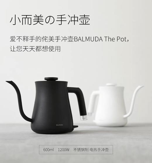 日本巴慕达 K02E 专业咖啡泡茶壶 商品图7