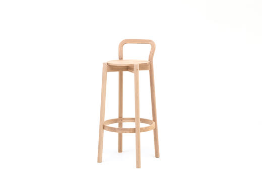 karimoku kns系列 Castor barchair high with backrest 吧台椅 商品图2