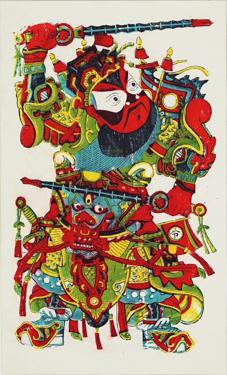 伽罗jalo 年画-门神:秦琼和敬德-n007,n008-预计15天内发货