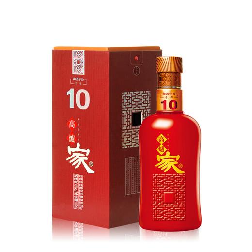 【买一送一光瓶】高炉家和谐年份酒  红10年家酒  42.6度  480ml/瓶 商品图1