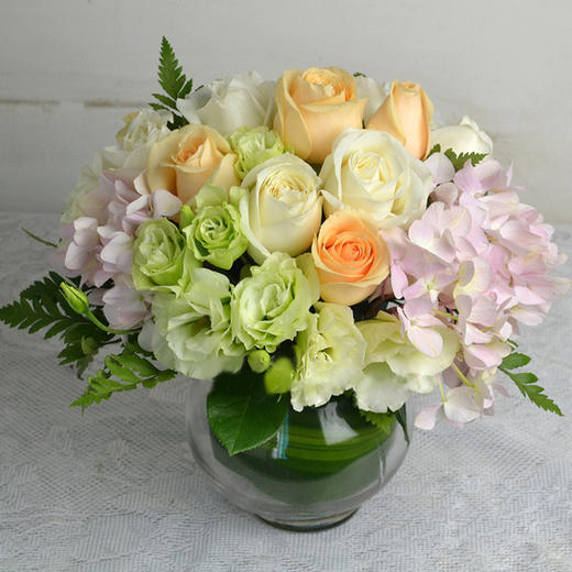 吧台餐桌商务家庭桌花鲜花婚礼宴会活动台花同城速递送花