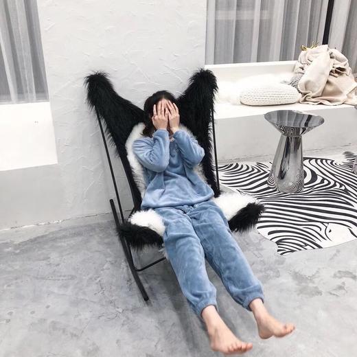 仙女暖暖裤套装 珊瑚绒居家睡衣【上衣+裤子】 商品图5