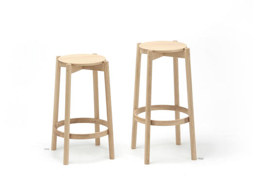 karimoku Castor Barstool LOW  吧台椅 商品图3