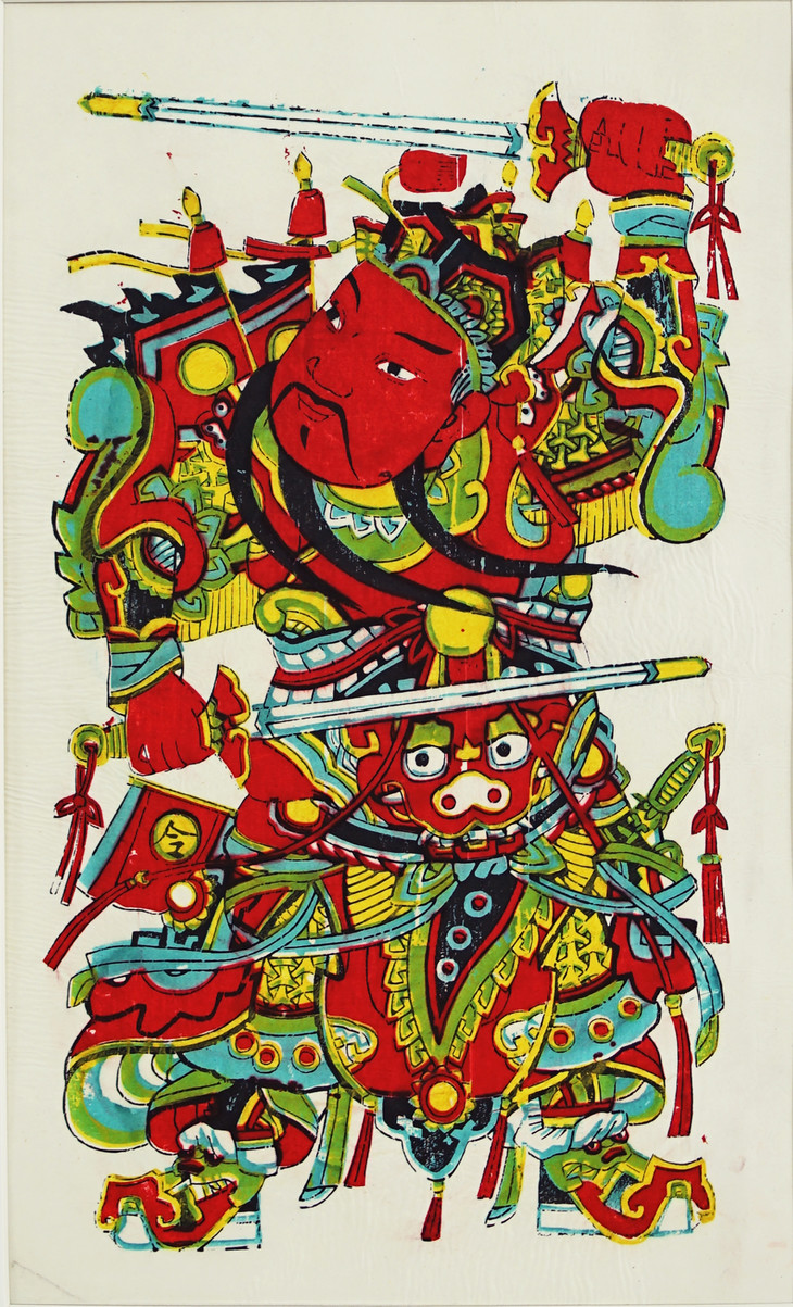 伽罗jalo年画门神秦琼和敬德n007n008预计15天内发货