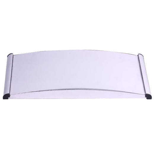 单面弧形铝合金科室牌12x28cm