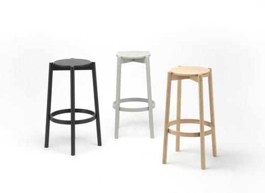 karimoku Castor Barstool LOW  吧台椅 商品图1