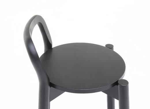 karimoku kns系列 Castor barchair high with backrest 吧台椅 商品图7