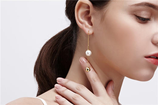 Pearl moments复古优雅多种戴法星球耳线 商品图1