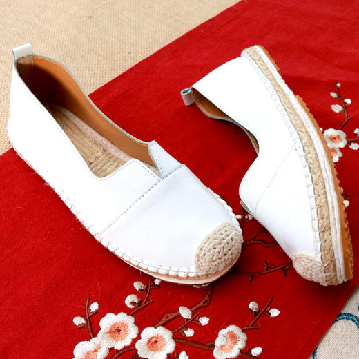 【买麻鞋，雅路人】防脚臭，春夏新款雅路人手工千层底布鞋亚麻底女鞋千层底布鞋女ylr181013W 商品图3