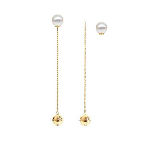 Pearl moments复古优雅多种戴法星球耳线 商品图0