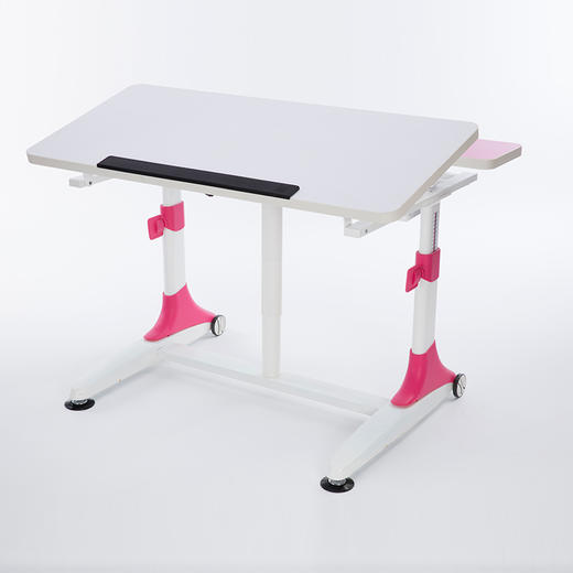 乐同 儿童书桌 学士桌 台湾进口 儿童学习桌防夹手简约简易儿童可多段式可成长调整学习书桌椅套装 商品图3