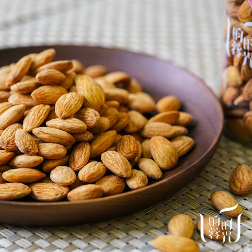 原味巴旦木/大杏仁300g·果粒饱满·个大而光亮 商品图3