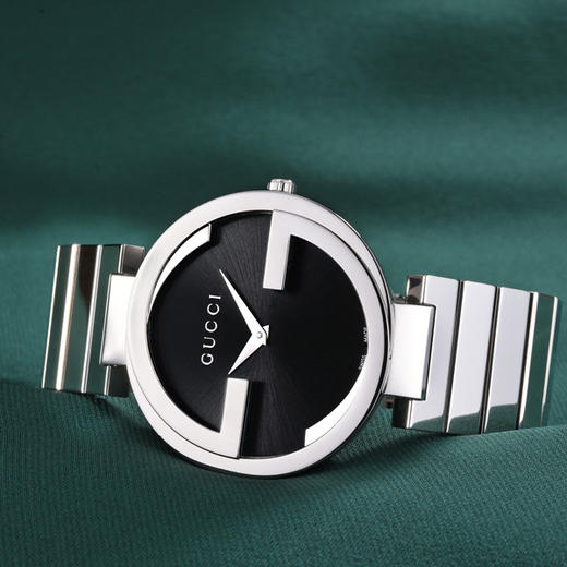 古驰 Gucci Interlocking系列典雅气质经典双G石英女表 YA133307 商品图1
