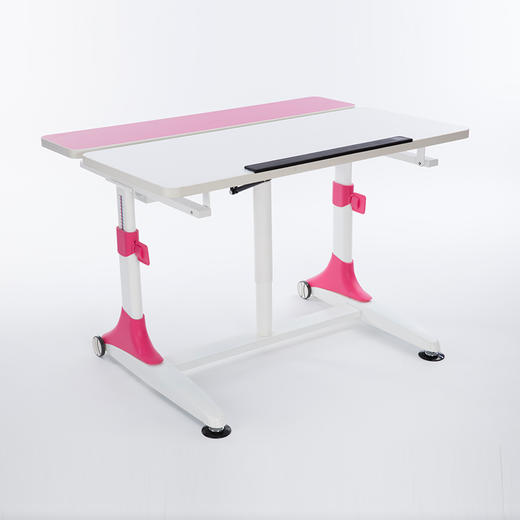 乐同 儿童书桌 学士桌 台湾进口 儿童学习桌防夹手简约简易儿童可多段式可成长调整学习书桌椅套装 商品图2