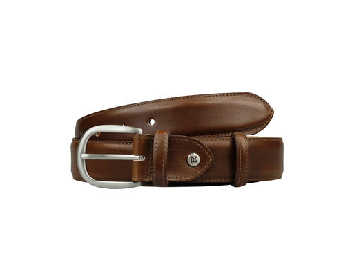 英国原产高品质手工制作好运皮带-棕色小牛皮ARL10 商品图1