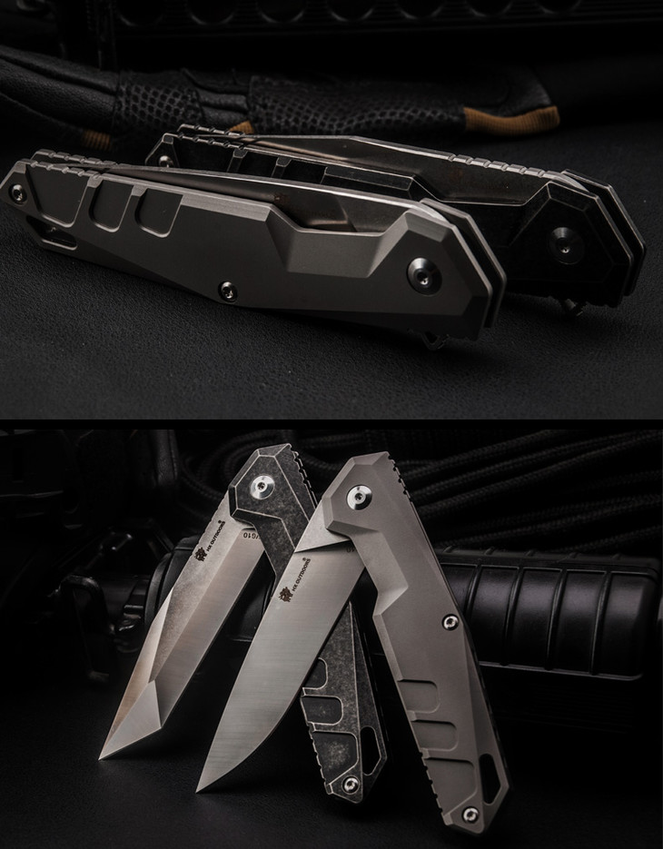 汉道-【快速反应折叠刀】vg10钢折刀户外随身小刀