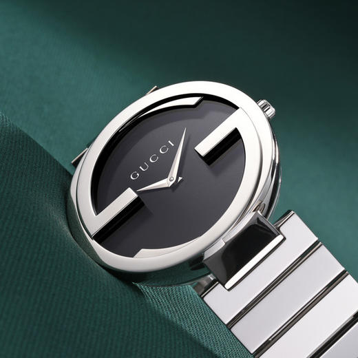 古驰 Gucci Interlocking系列典雅气质经典双G石英女表 YA133307 商品图2