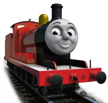 詹姆斯—james詹姆士中等型号的火车头.