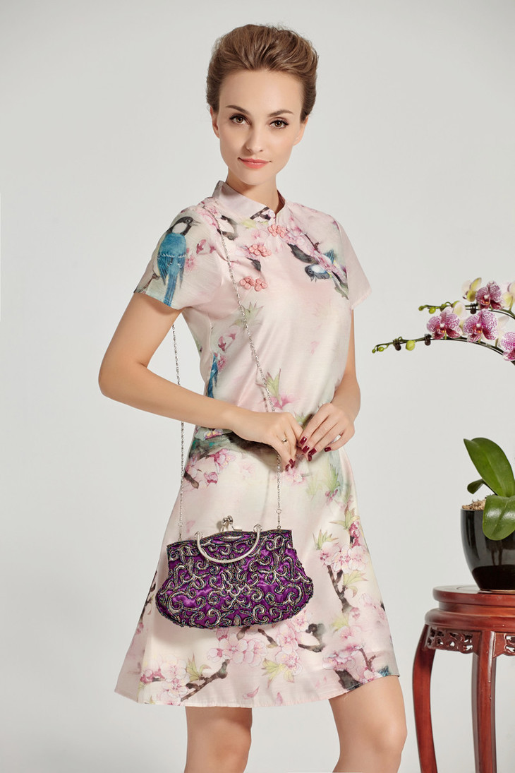 精美工艺手工珠绣包旗袍包cwl036061