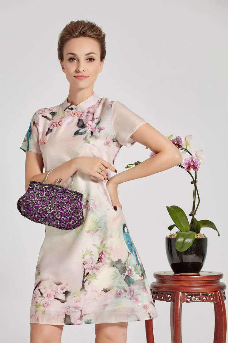 精美工艺手工珠绣包旗袍包cwl036061