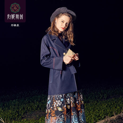 = 1D6521-- 风衣--荷兰的花床--《燃烧的灵魂——梵高》 商品图3