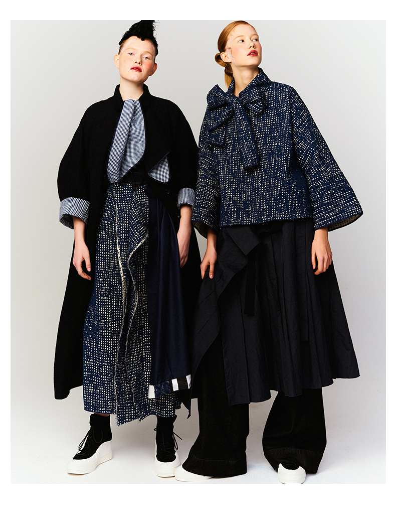 阿尤原创女装2019秋冬新款拼接不对称半身裙设计师款a191w17160