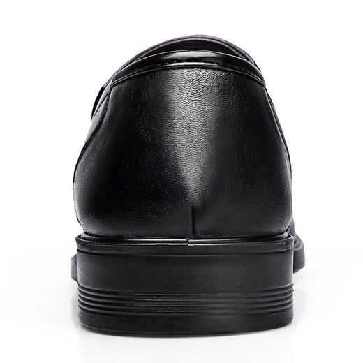 强人舒适便捷头层牛皮套脚款男士日常休闲鞋 商品图6