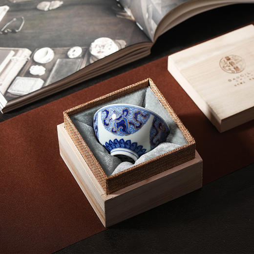 青花描金八宝套杯 商品图3