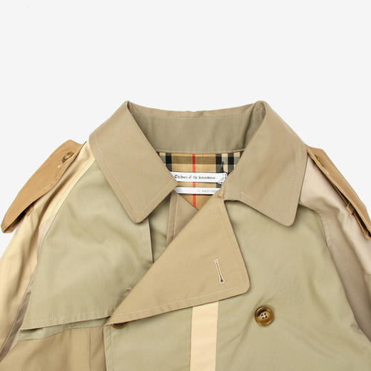 COTD VINTAGE PATCH TRENCH COAT古着拼接风衣 商品图2