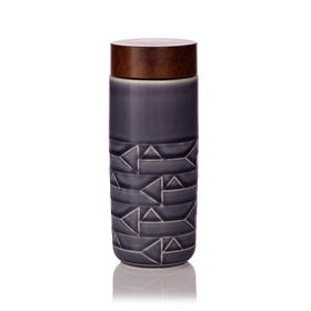 点石成金随身杯（横式纹）330ml双层