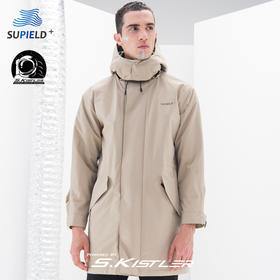 素湃 Supield 黑科技宇航款气凝胶中长款连帽棉衣男防寒服棉服P519