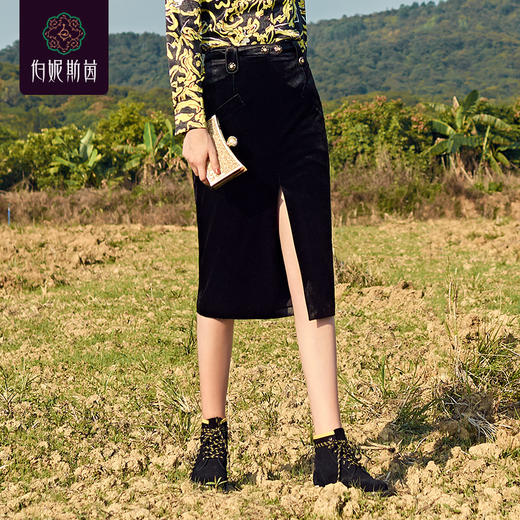 1B6535--半裙--奥维尔风光--《燃烧的灵魂——梵高》 商品图0