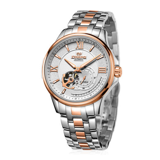 卡斯诺cenxino表时尚男表全自动机械男士手表钢带防水男士腕表g8033