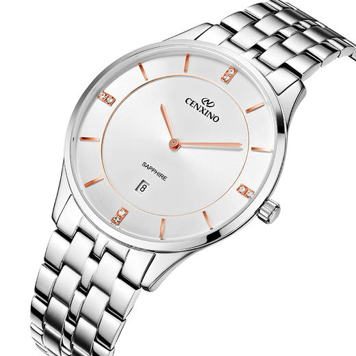 卡斯诺(cenxino)表 时尚炫耀系列石英防水时尚情侣手表 g/l6060