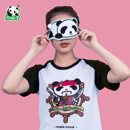 熊猫屋PANDAHOUSE 毛绒眼罩 多款可选 送冰袋 商品图4