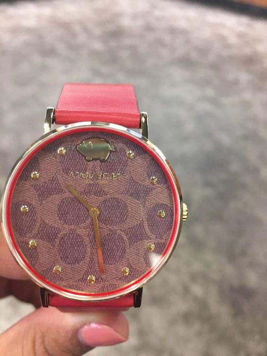 coach蔻驰2019猪年红色女款时尚手表红色超正最后1只特价有纪念价值哦