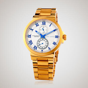 sanmarco圣马可进口原装机芯多功能石英表