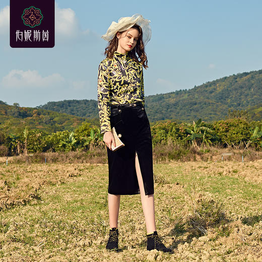 1B6535--半裙--奥维尔风光--《燃烧的灵魂——梵高》 商品图2