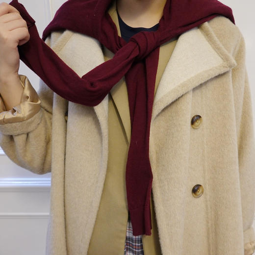 HIDEMI 本季限定 顶级Baby Alpaca羊驼毛大衣 商品图2