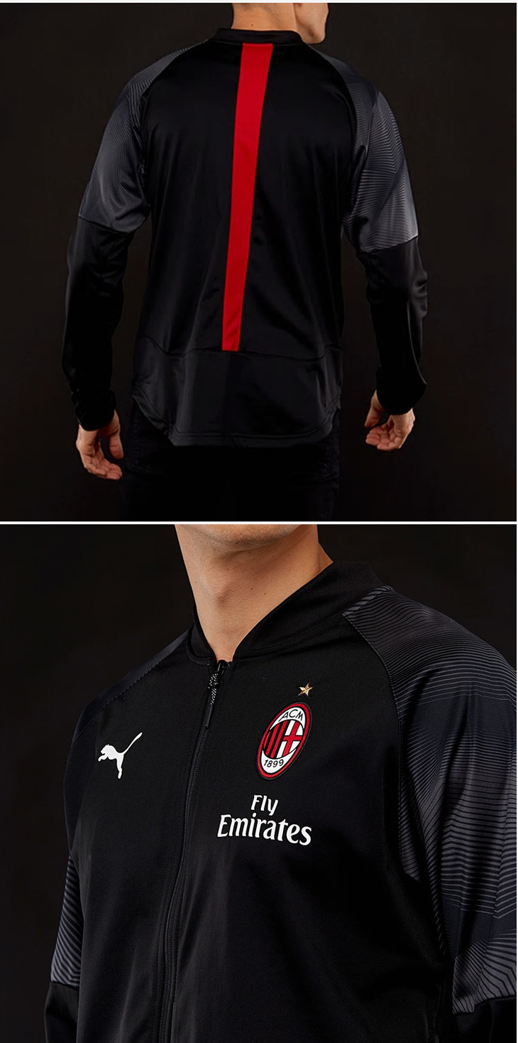 小李子专柜正品puma彪马ac米兰训练长袖夹克外套754864