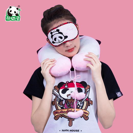 熊猫屋PANDAHOUSE 毛绒眼罩 多款可选 送冰袋 商品图2