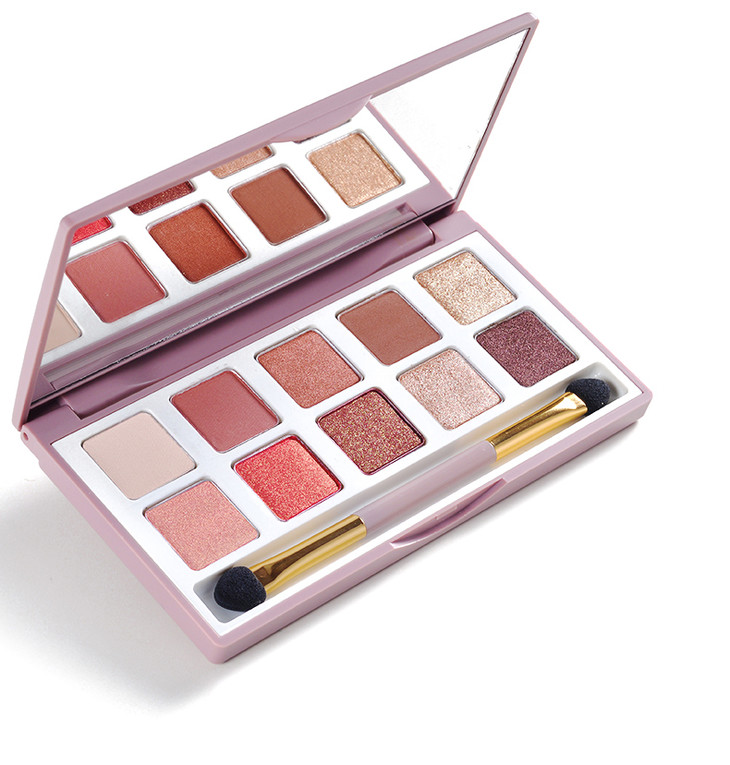 稚优泉(chioture)十色眼影盘豆沙奶茶大地色南瓜哑珠光少女系懒人