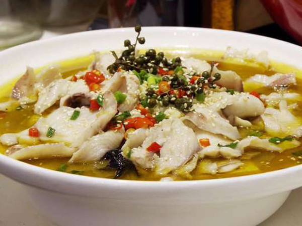 招牌菜激情椒麻黑鱼大份配料黑鱼蔬菜