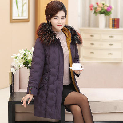 YCE 8053 秋冬装外套妈妈棉衣羽绒棉服棉袄 商品图0