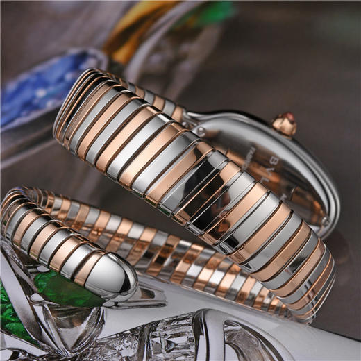 宝格丽（BVLGARI）SERPENTI系列石英女表 102123  SP35BSPG.1T 商品图5