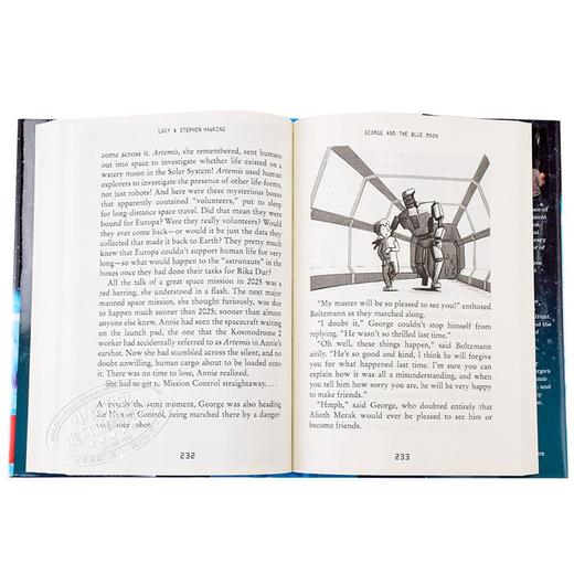 Stephen Hawking 史蒂芬霍金 乔治的宇宙秘密钥匙6册英文原版 George's Secret Key 儿童宇宙知识科普 青少版 商品图3